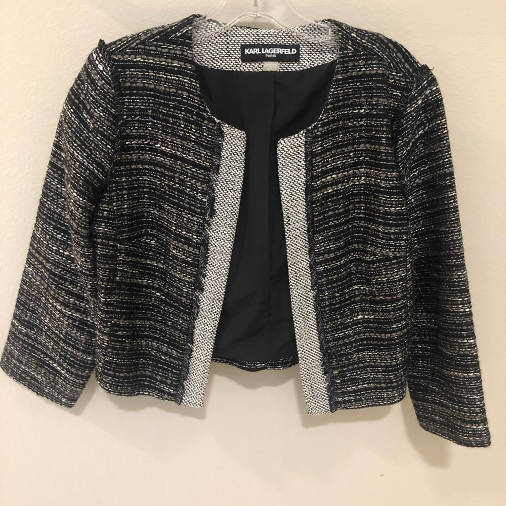 Gorgeous Karl Lagerfeld Tweed Blazer